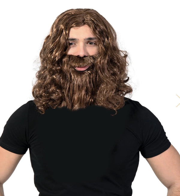JESUS WIG & BEARD SET